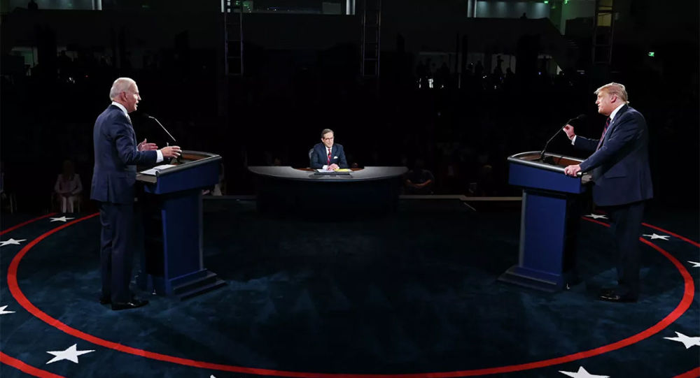 特朗普表示愿与拜登于15日举行第二场电视辩论