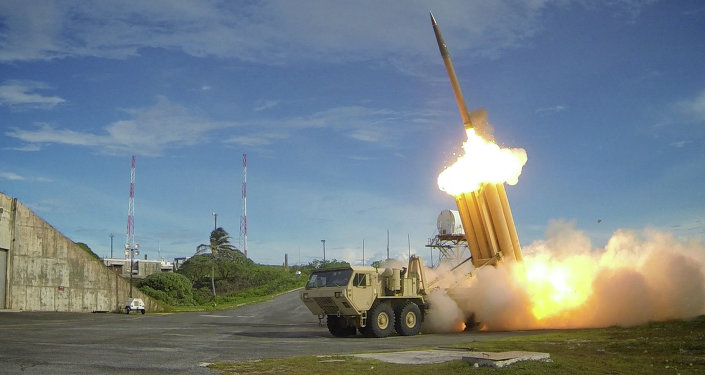 韩国民众反对在韩部署“萨德”导弹防御系统