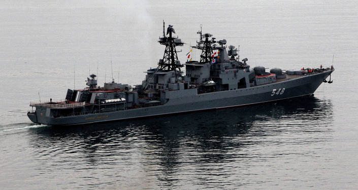 俄“潘捷列耶夫海军上将”号反潜舰