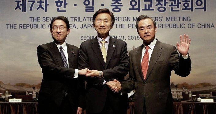 中日韩三国外长会晤在三年停滞后重启