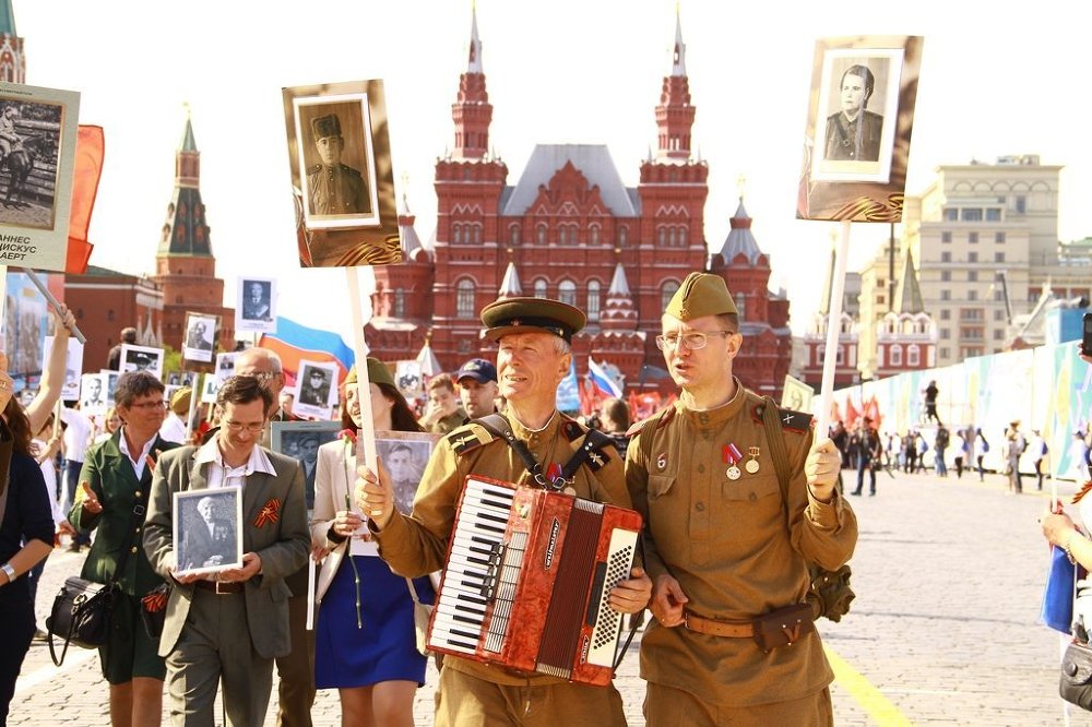 俄罗斯首都庆祝伟大卫国战争胜利70周年