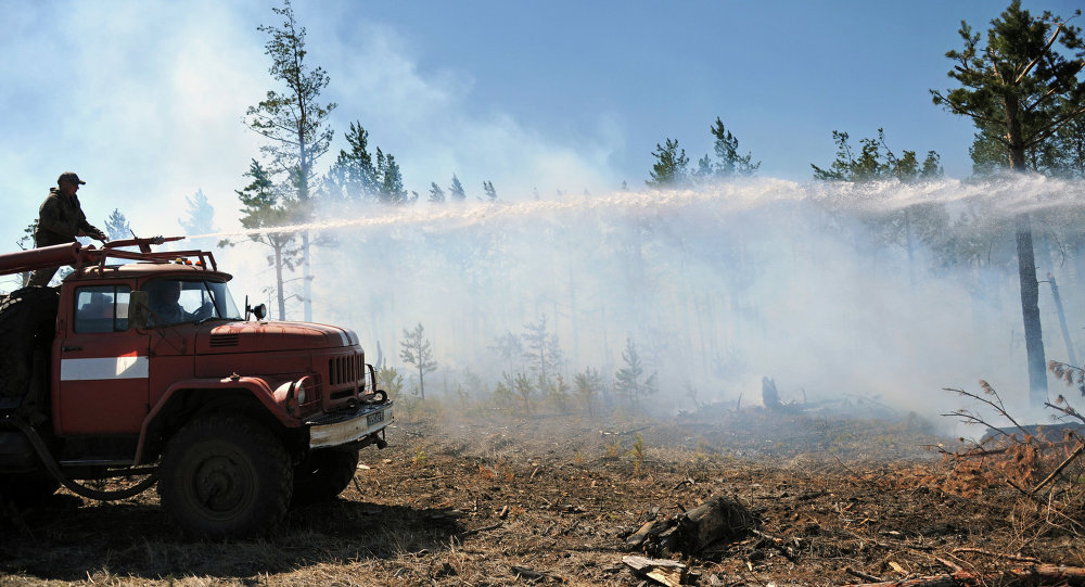 俄外贝加尔边疆区一天内扑灭2000公顷林火
