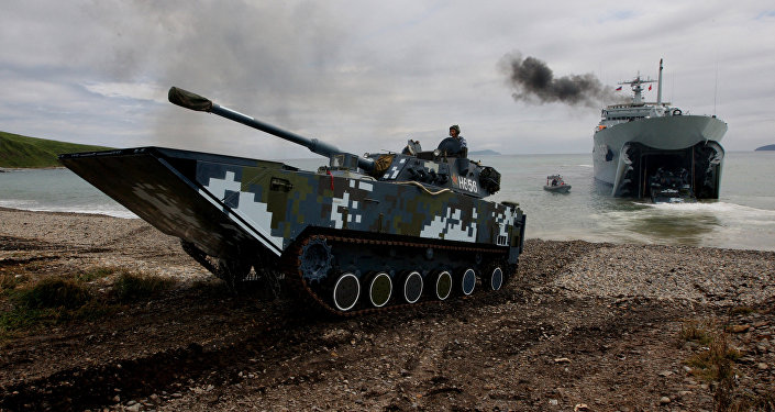中国军事装备陆续抵达俄罗斯以参加军事比赛