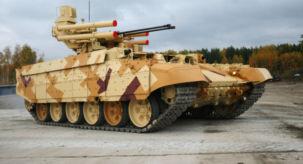 俄“终结者”战车智能弹药将于4月开始接受国家测试