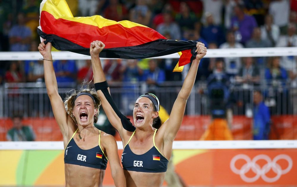 里约奥运会女子沙滩排球精彩时刻