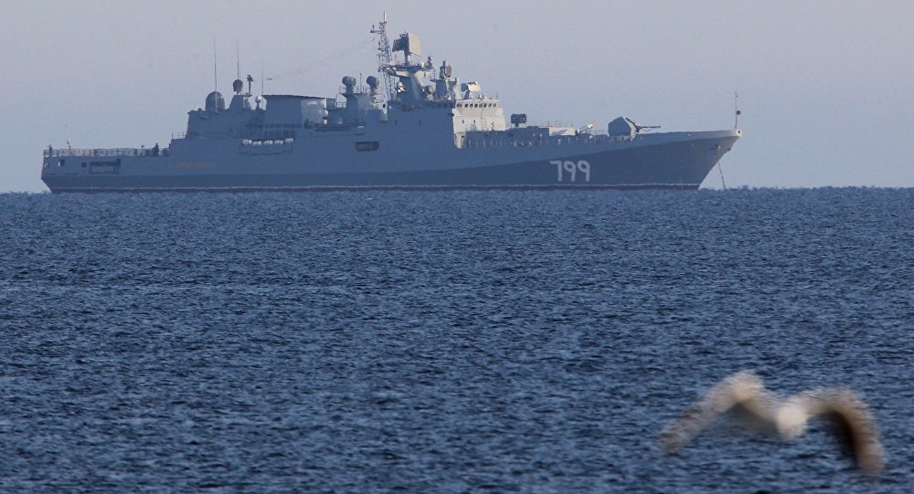 装备“口径”巡航导弹的“马卡洛夫海军上将”号护卫舰将入列地中海舰队