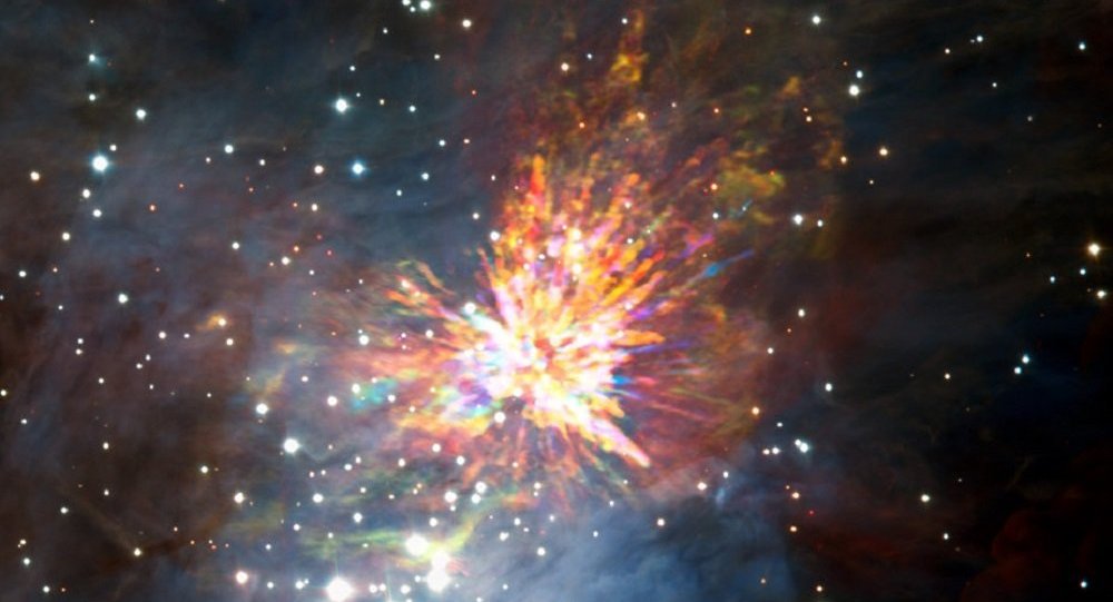 哈勃望远镜获得了“太空新生巨婴”的照片