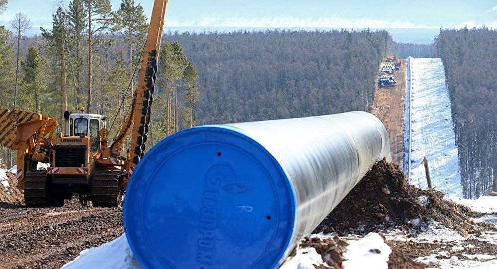 俄气：俄气2017年年底前将铺设完成1380公里长的“西伯利亚力量”天然气管道