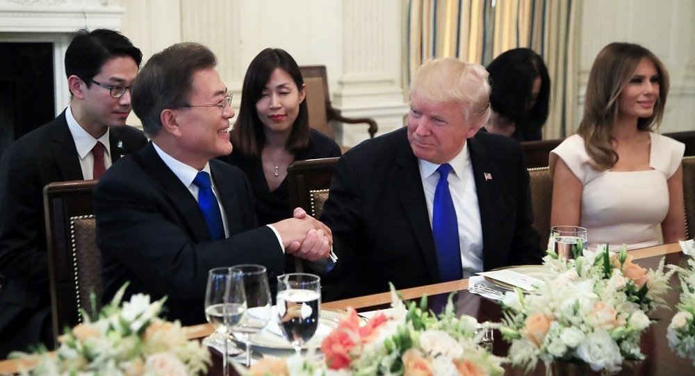 韩国总统府：美韩两国总统将在美朝峰会前举行会晤