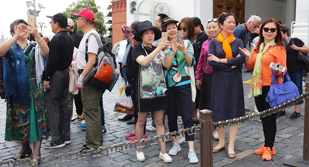 2018年初赴俄中国游客人数同比翻一番