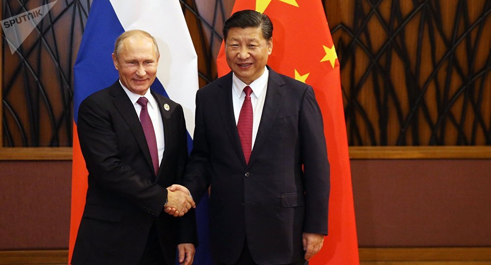 俄罗斯总统普京和中国国家主席习近平