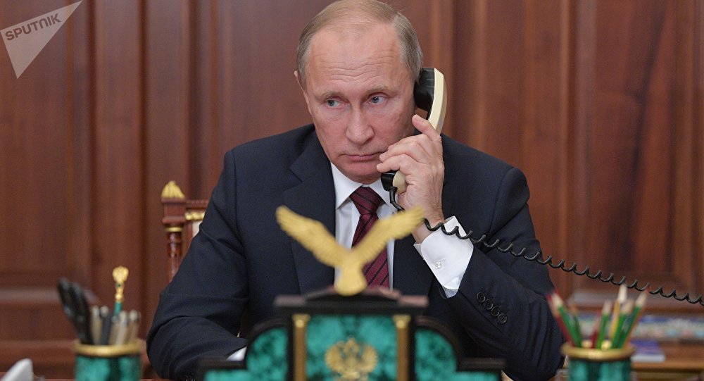 普京和特朗普通电话讨论叙利亚局势