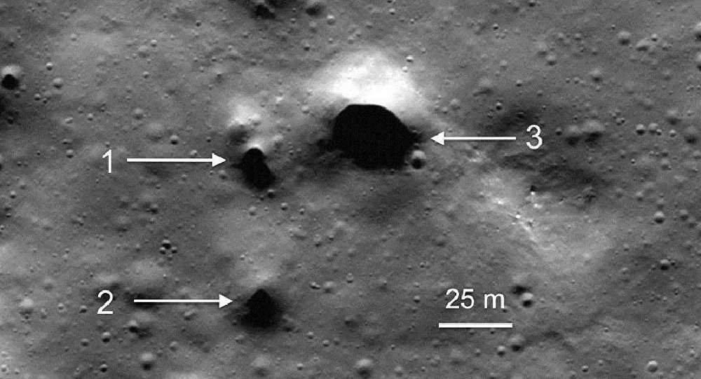 美国宇航局的探测器在月球上发现了灭绝的火山痕迹