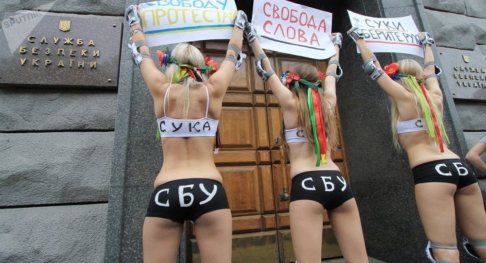 捷克总统在投票站遭乌克兰女权分子袭击