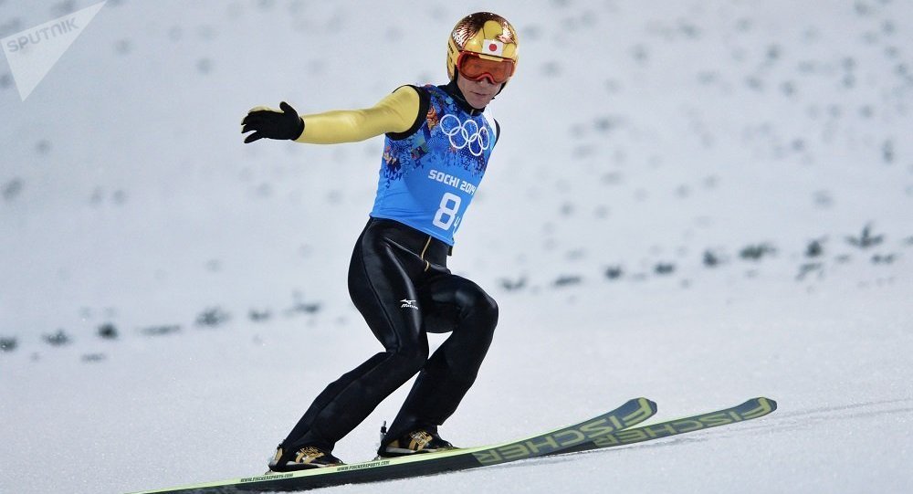 日本选手葛西纪明成为8次战冬奥会世界第一人