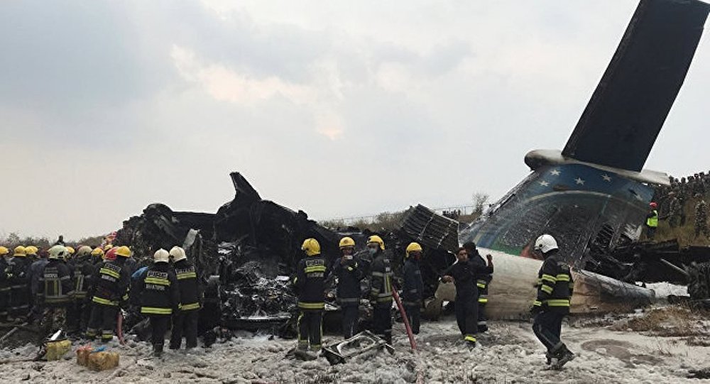 俄驻印尼使馆：在加德满都机场附近坠毁的US-BANGLA航空公司飞机上载有约80人