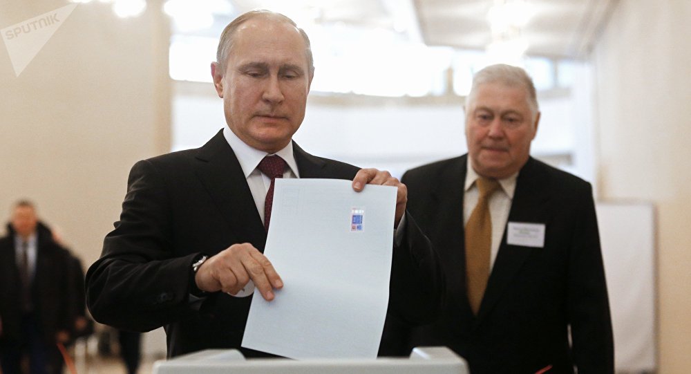 俄中选委：计票完成90%普京以76.41%得票率领先