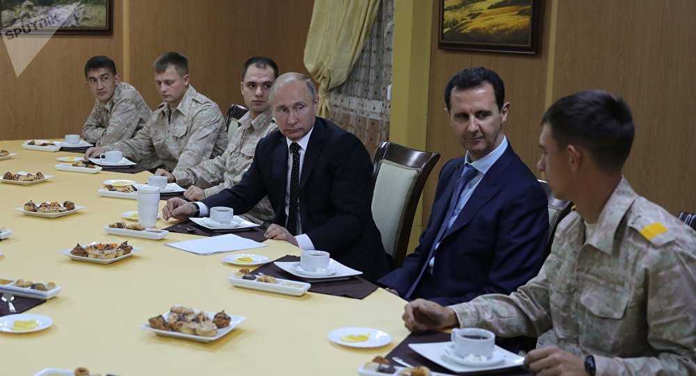 克宫：普京在索契会见叙利亚总统阿萨德