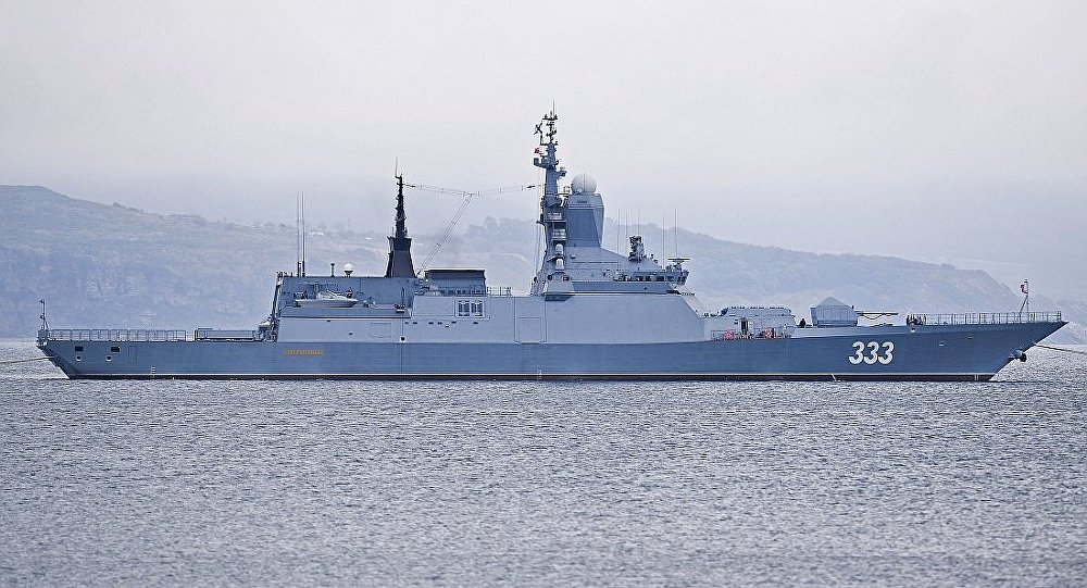 新型护卫舰的入役将使俄太平洋舰队滨海边疆区分舰队力量得到加强