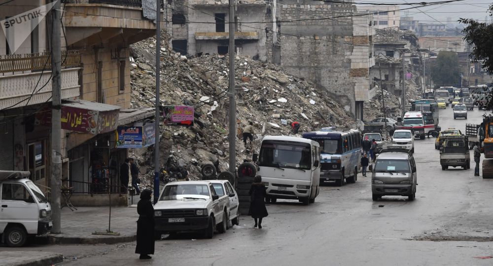 叙利亚武装分子在战争期间摧毁了阿勒颇省约75%的大巴