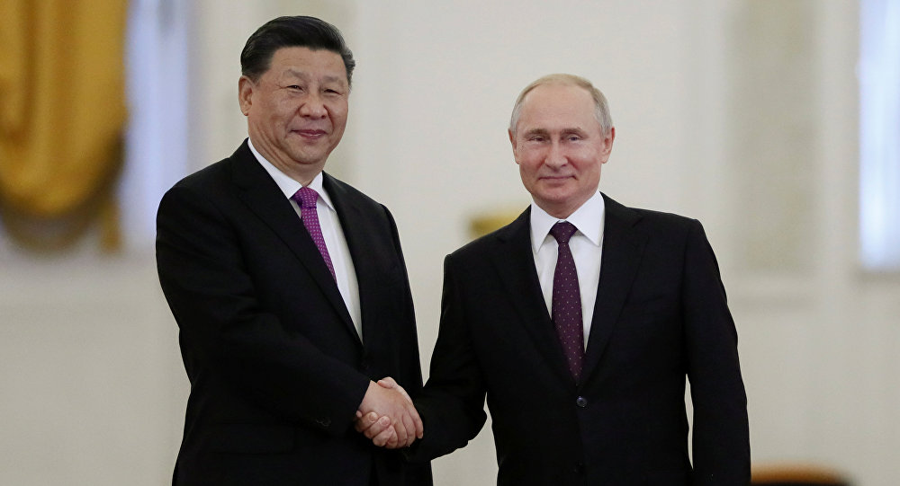 习近平致电普京表示中国将同俄罗斯一道捍卫二战成果