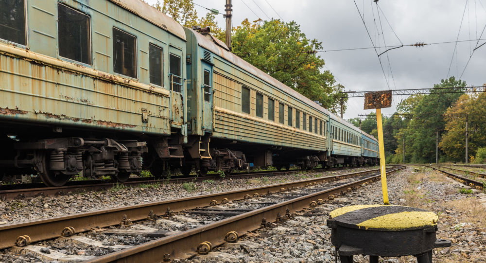 乌克兰电气火车吓到网络用户