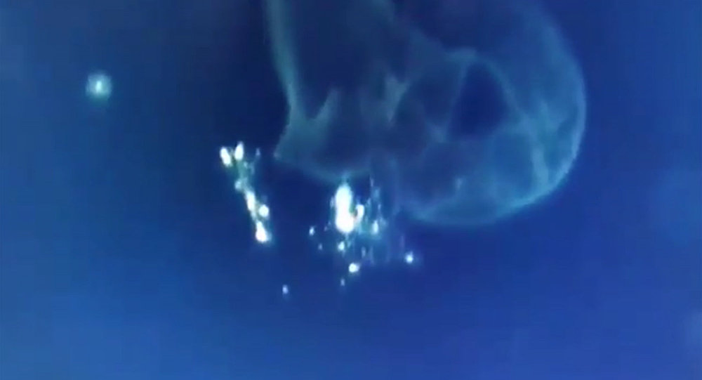 在太平洋的水下拍下了一个“外星来客”