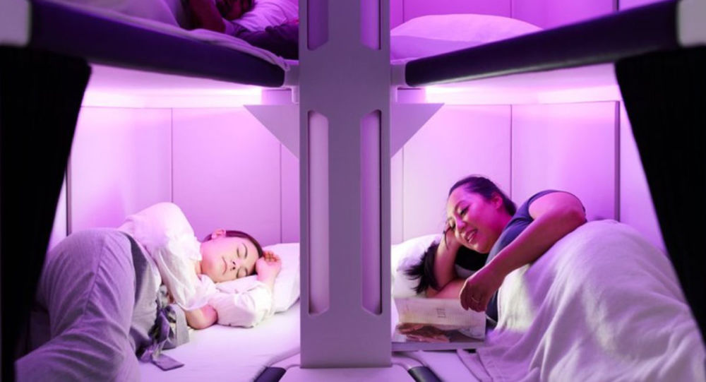 新西兰航空推出经济舱三层卧铺