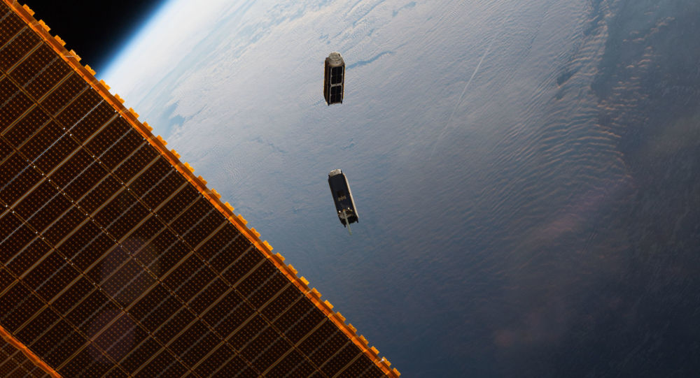 国际空间站放飞美加以三国的七颗小卫星