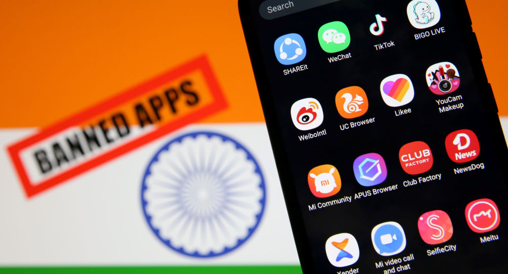 印度宣布将永久封禁包括TikTok在内的59款中国手机应用程序