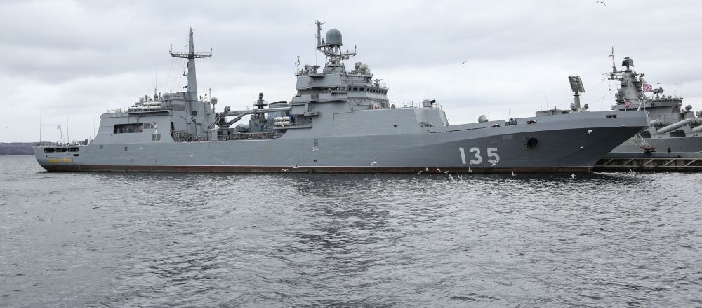 俄罗斯11711E型登陆舰图片