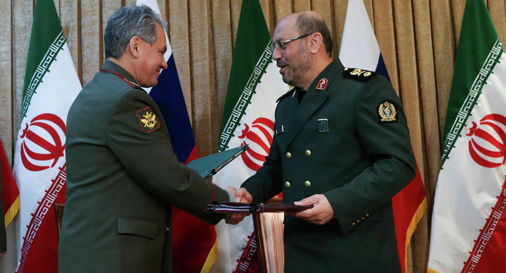 俄罗斯国防部长谢尔盖61绍伊古和伊朗国防部长侯赛因61达赫甘