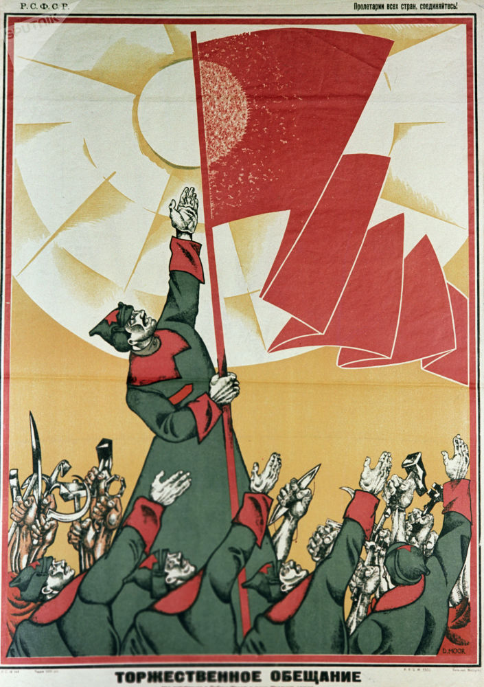 苏联宣传画画报图片