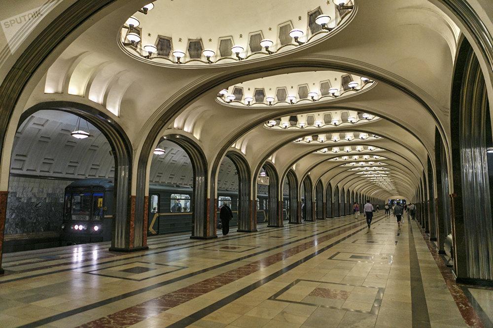 俄罗斯地铁站豪华图片图片