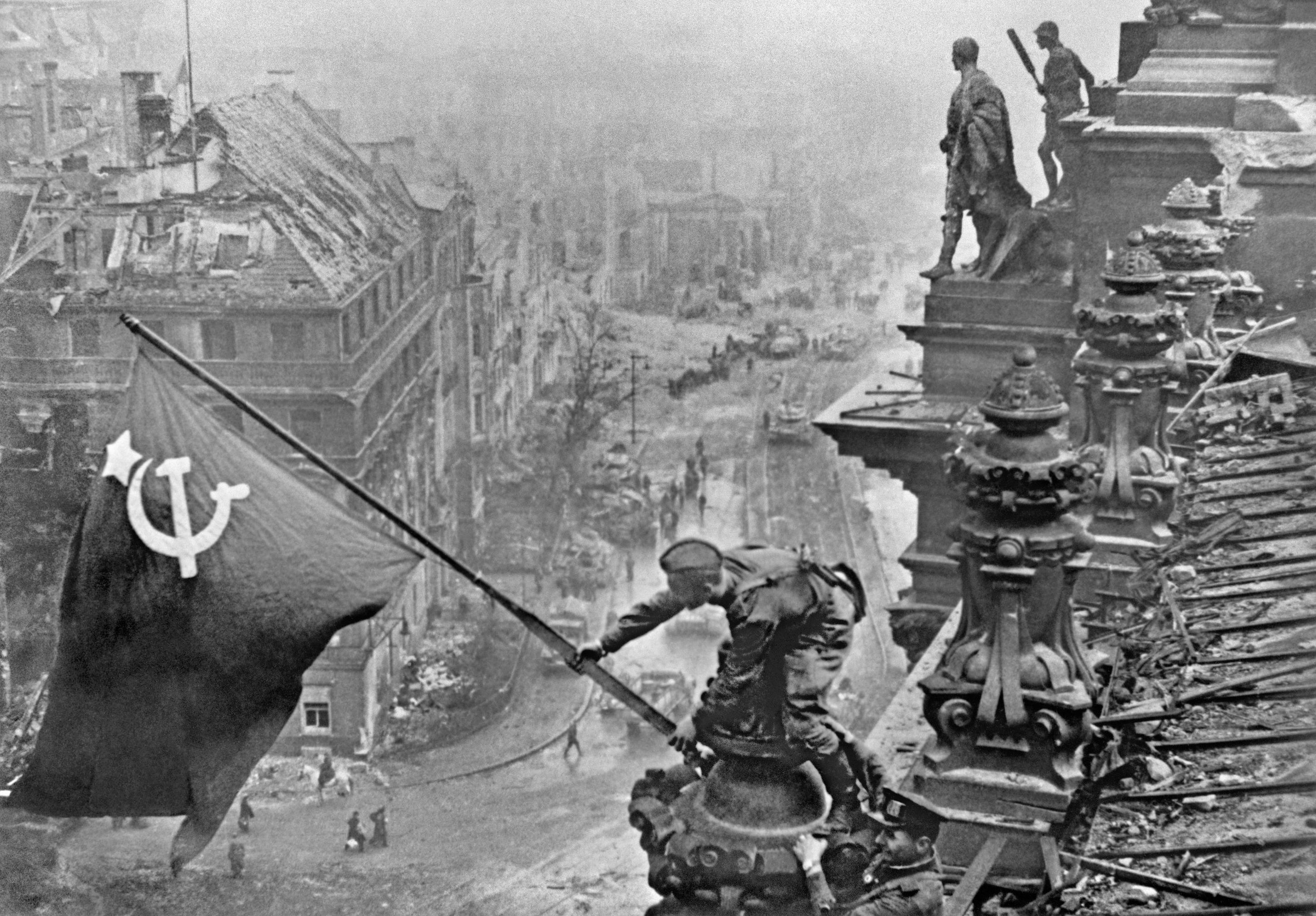 苏联攻破柏林照片图片